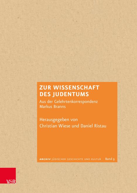 Zur Wissenschaft des Judentums, Buch