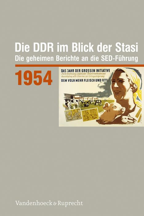 Die DDR im Blick der Stasi 1954, Buch