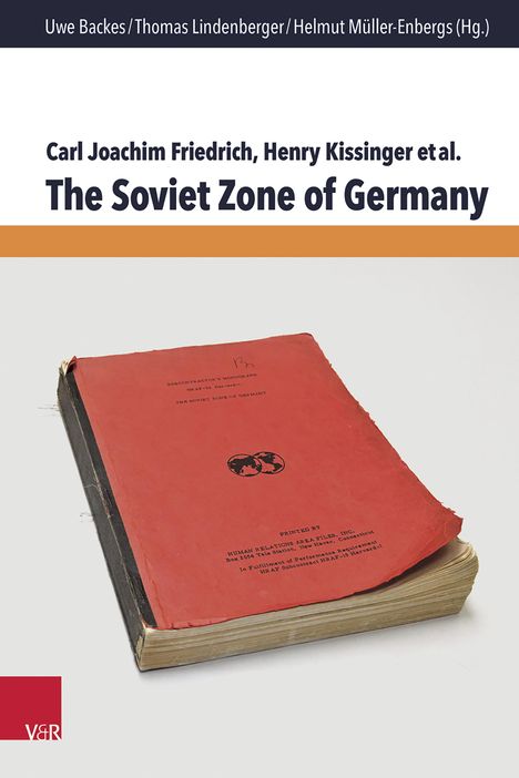 Carl Joachim Friedrich: The Soviet Zone of Germany, Buch