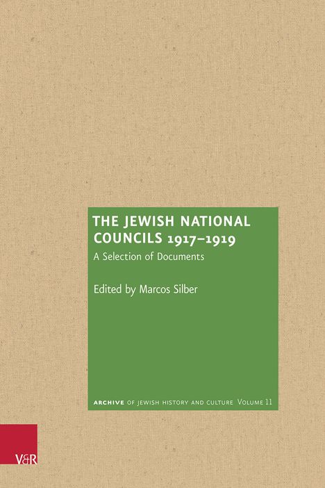 The Jewish National Councils 1917-1919, Buch