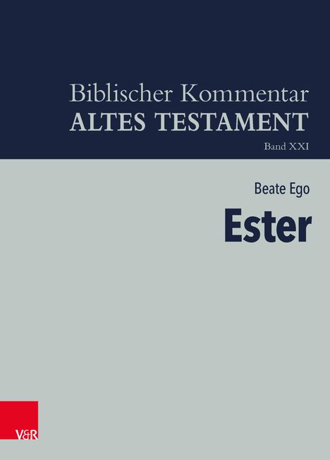 Beate Ego: Ester, Buch