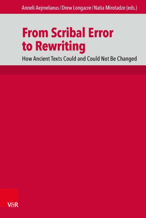 From Scribal Error to Rewriting, Buch