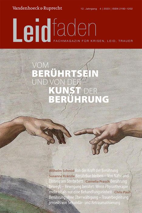 Vom Berührtsein und von der Kunst der Berührung, Buch