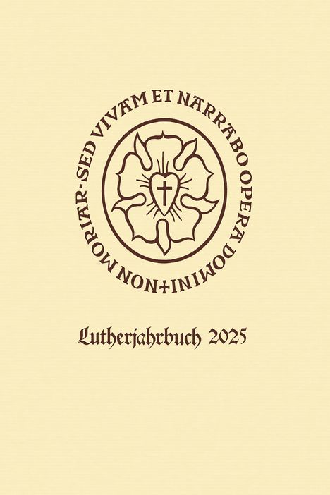 Lutherjahrbuch 92. Jahrgang 2025, Buch