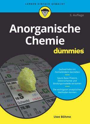 Uwe Böhme: Anorganische Chemie für Dummies, Buch