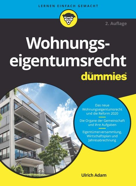 Ulrich Adam: Wohnungseigentumsrecht für Dummies, Buch