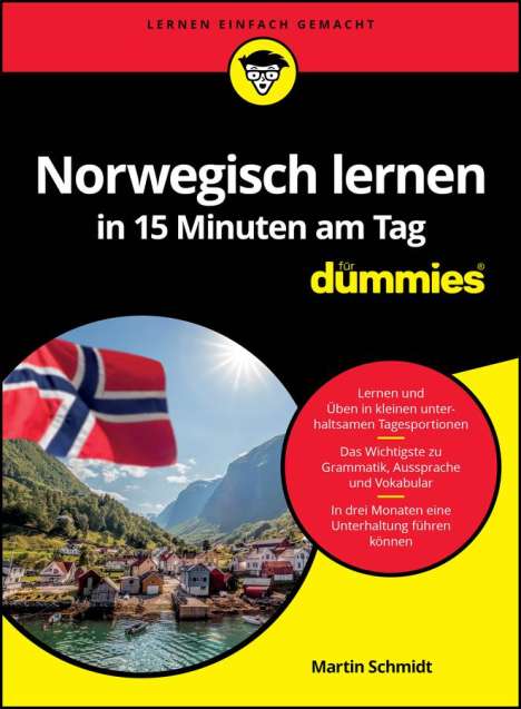 Martin Schmidt: Norwegisch lernen in 15 Minuten am Tag für Dummies, Buch