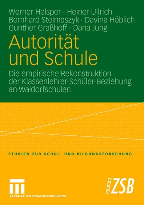 Gunther Graßhoff: Autorität und Schule, Buch