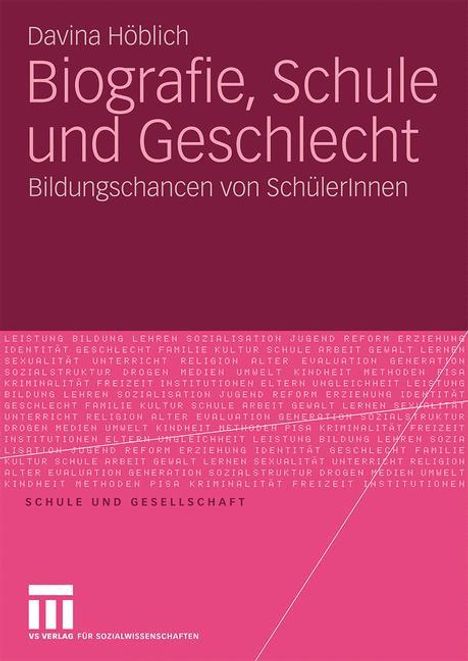 Davina Höblich: Biografie, Schule und Geschlecht, Buch