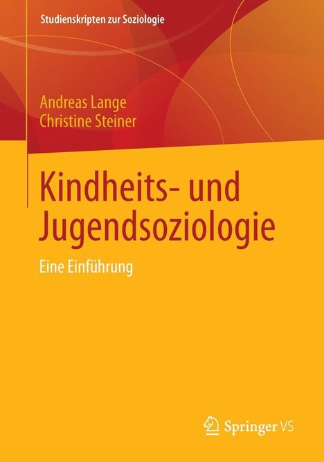 Andreas Lange: Kindheits- und Jugendsoziologie, Buch