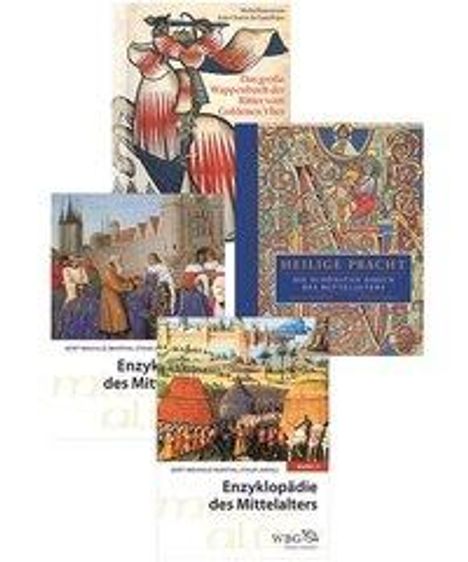 Michel Pastoureau: Prächtiges Mittelalter. Paket. 3 Bände, Buch