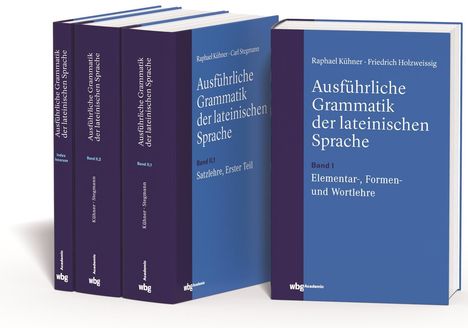 Raphael Kühner: Kühner, R: Ausf. Grammatik/ lat./ 4 Bd., Buch