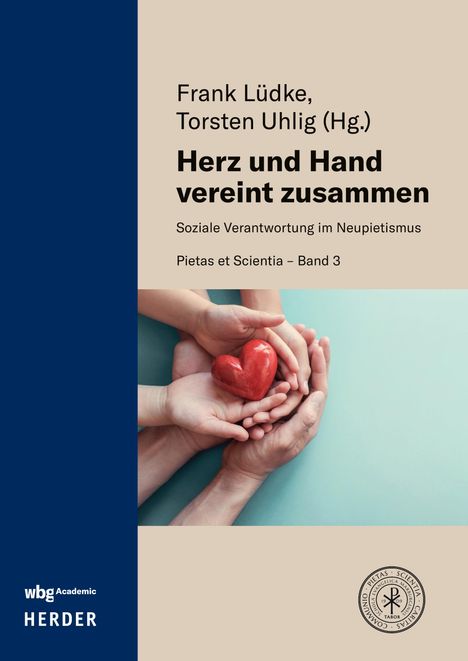 Covertext von Frank Lüdke, Torsten Uhlig: "Herz und Hand vereint zusammen". Hände halten rotes Herz.