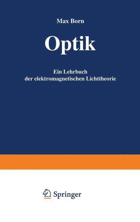 Max Born: Optik, Buch