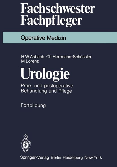 H. W. Asbach: Urologie, Buch