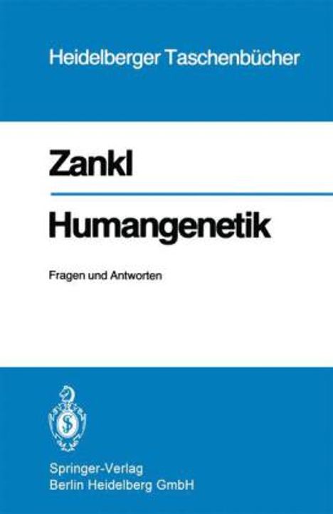 Heinrich Zankl: Humangenetik, Buch
