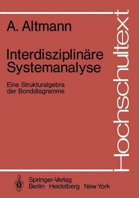 Andre Altmann: Interdisziplinäre Systemanalyse, Buch