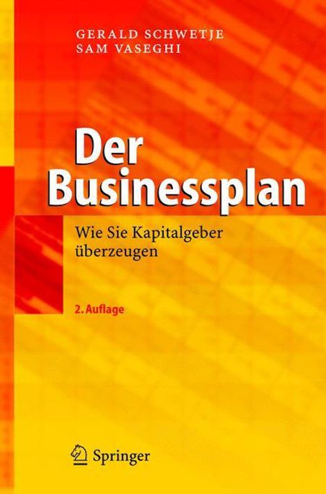 Sam Vaseghi: Der Businessplan, Buch