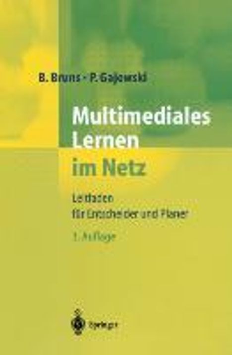 Petra Gajewski: Multimediales Lernen im Netz, Buch