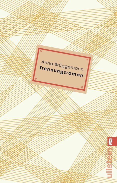 Anna Brüggemann: Trennungsroman, Buch