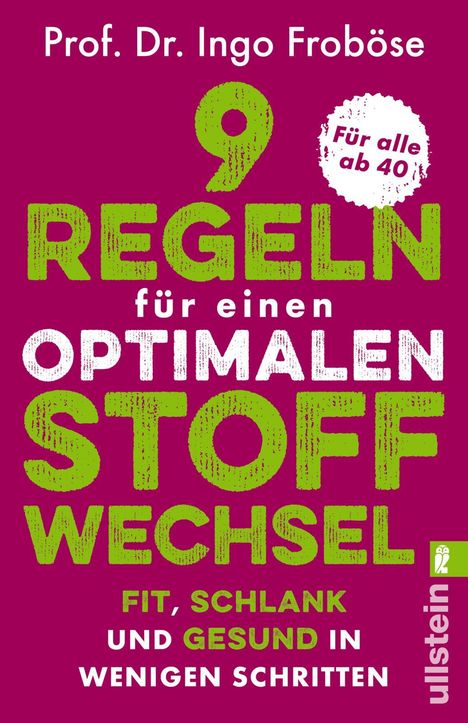 Ingo Froböse: 9 Regeln für einen optimalen Stoffwechsel, Buch