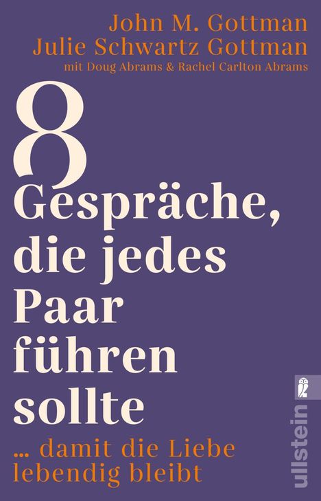 John M. Gottman: 8 Gespräche, die jedes Paar führen sollte ..., Buch