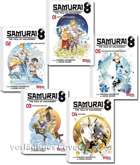 Masashi Kishimoto: Samurai8 Komplettpack 1-5, Diverse