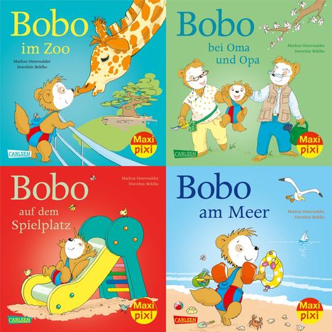 Markus Osterwalder: Maxi-Pixi-4er-Set 86: Bobo Siebenschläfer (4x1 Exemplar), Buch