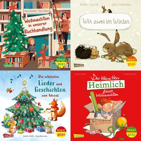 Diverse: Maxi-Pixi-4er-Set 121: Winterzauber (4x1 Exemplar), Buch