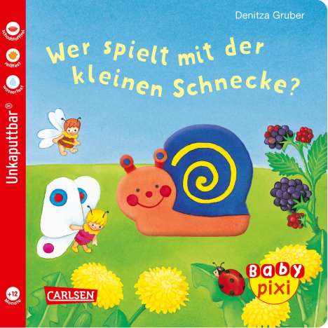 Anne Böhm: Baby Pixi (unkaputtbar) 50: VE 5 Wer spielt mit der kleinen Schnecke? (5 Exemplare), Diverse