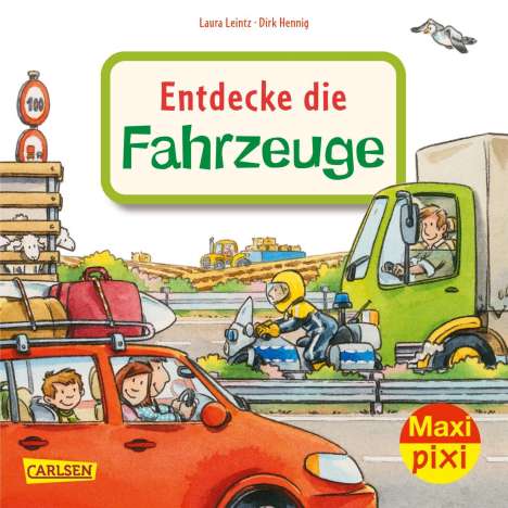 Laura Leintz: Leintz, L: Maxi Pixi 344: VE 5: Entdecke die Fahrzeuge (5 Ex, Buch