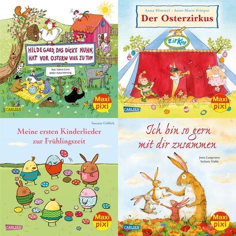 Jutta Langreuter: Langreuter, J: Maxi-Pixi-Box 85: Frühling mit Maxi Pixi (4x5, Diverse