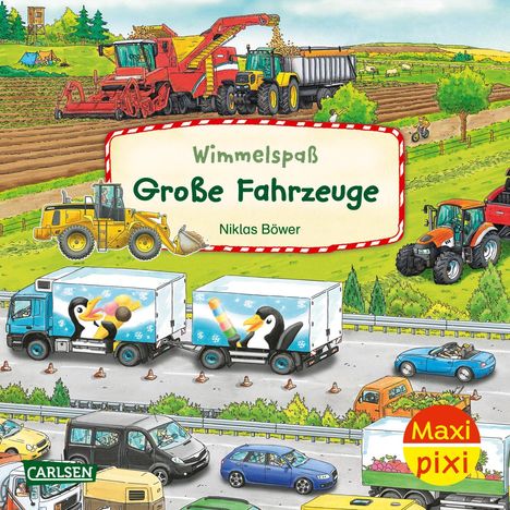 Christina Braun: Maxi Pixi 488: VE 5: Wimmelspaß Große Fahrzeuge (5 Exemplare), Diverse