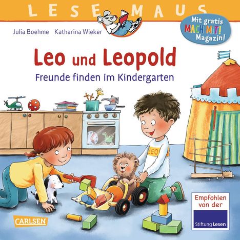 Julia Boehme: LESEMAUS 194: Leo und Leopold - Freunde finden im Kindergarten, Buch