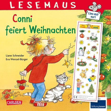 Liane Schneider: LESEMAUS 58: Conni feiert Weihnachten, Buch