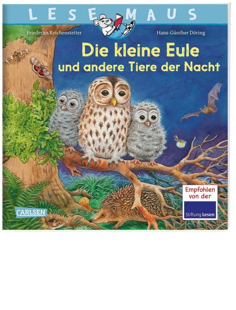 Friederun Reichenstetter: LESEMAUS 174: Die kleine Eule und andere Tiere der Nacht, Buch