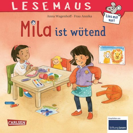 Anna Wagenhoff: LESEMAUS 213: Mila ist wütend, Buch