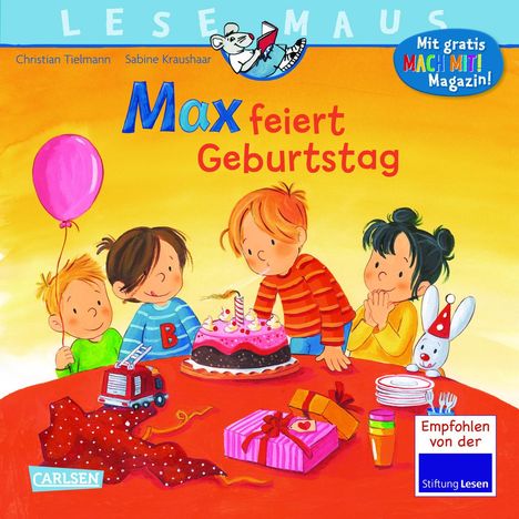 Christian Tielmann: LESEMAUS 21: Max feiert Geburtstag, Buch