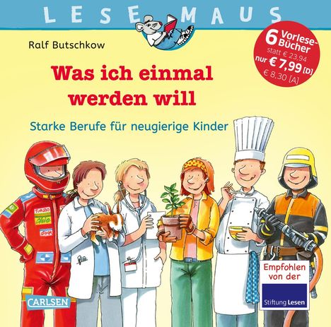 Ralf Butschkow: LESEMAUS Sonderbände: Lesemaus Sammelband: Was ich einmal werden will, Buch