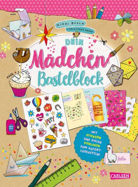 Nikki Busch: Dein Mädchen-Bastelblock, Buch