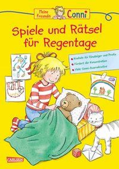 Hanna Sörensen: Conni Gelbe Reihe: Spiele und Rätsel für Regentage, Buch