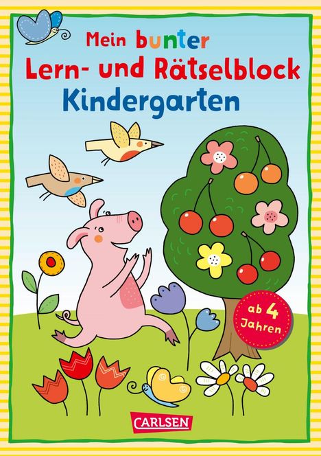 Laura Leintz: Mein bunter Lern- und Rätselblock: Kindergarten, Buch