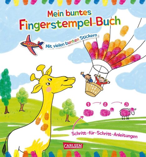 Laura Leintz: Leintz, L: Mein buntes Fingerstempel-Malbuch, Buch