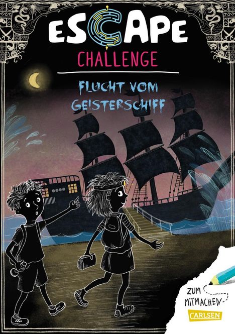 Christian Tielmann: Escape-Buch für Grundschulkinder: Escape Challenge: Flucht vom Geisterschiff, Buch