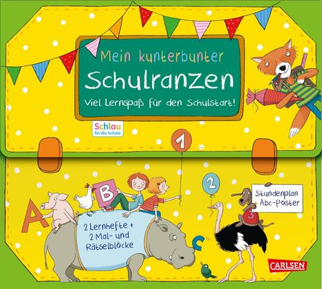 Christine Mildner: Schlau für die Schule: Mein kunterbunter Schulranzen (Buch-Set für den Schulstart), Buch