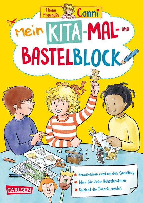 Hanna Sörensen: Conni Gelbe Reihe (Beschäftigungsbuch): Mein Kita-Mal- und Bastelblock, Buch