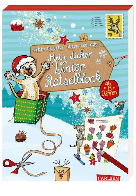 Nikki Busch: Mein dicker Winter-Rätselblock, Buch