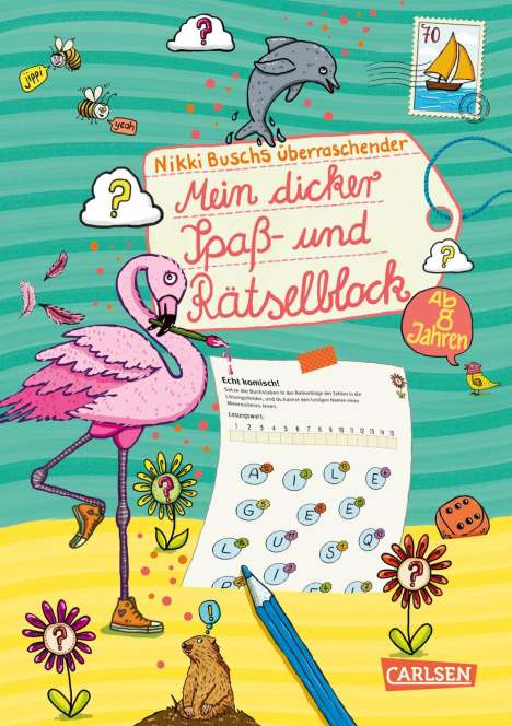 Nikki Busch: Rätselspaß Grundschule: Mein dicker Spaß- und Rätselblock, Buch