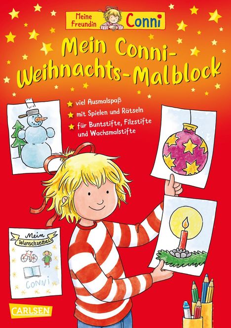 Hanna Sörensen: Conni Weihnachts-Malblock, Buch