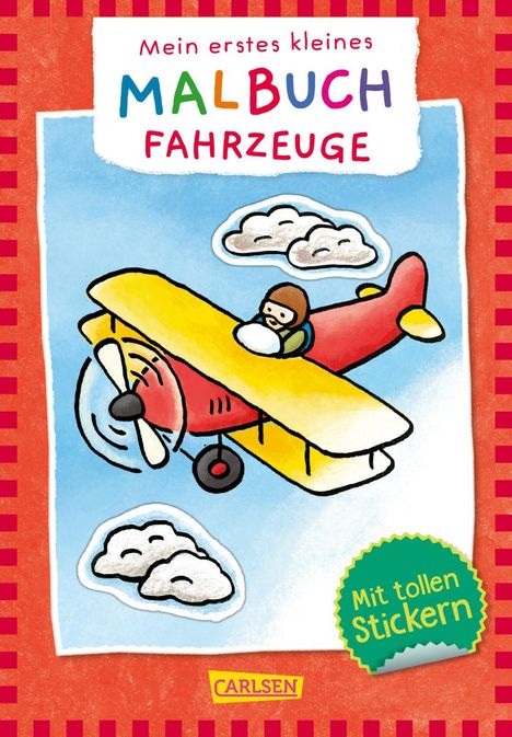 Mein erstes kleines Malbuch: Fahrzeuge, Buch